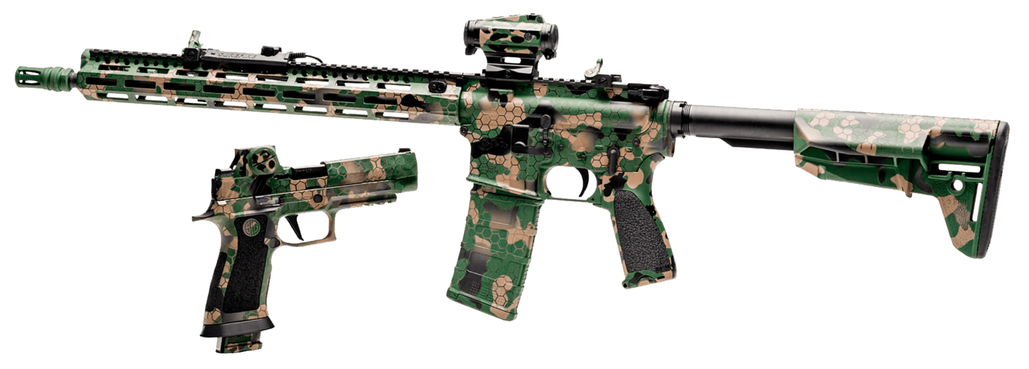 Two Weapons. One Mission.